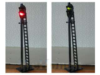 pcs O Scale 2 aspects Railway LEDs Signals Green/Red  