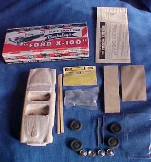 Berkeley 1950s Ford X 100 Model Kit In Box Unassembled Complete  