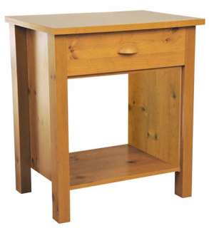 Drawer Night Stand Nouvelle Bedroom Furniture   Pine  