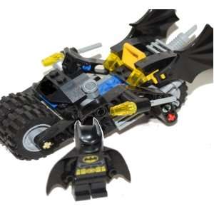  Lego dark gray Black batman and Tumbler batcycle  NO BOX 