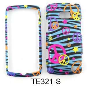 CELL PHONE CASE COVER FOR LG ALLY APEX AXIS VS740 TRANS PEACE SIGNS ON 