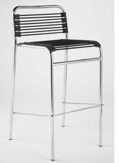 Modern Bungee Bungie Cord Bar Stool SET Barstool Chair  
