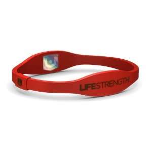    LifeStrength Negative Ion Bracelet, Red, X Large
