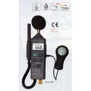   in 1 Industrial Thermometer Light Humidity Sound Meter