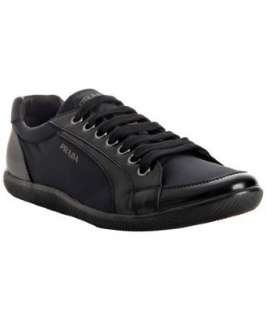 Prada Prada Sport dark navy nylon leather trim sneakers   up 