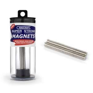  MAGCRAFT® Magnets   1/4 x 1/16 Rare Earth Disc, Package 