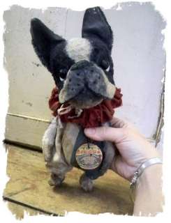 Antique Style ★ OLD ToY BOSTON TERRIER Clown Dog vintage ★ by 