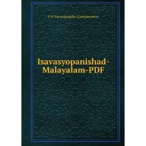  Isavasyopanishad Malayalam PDF P K Narayanapilla 