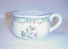 french faience atelier soleil moustiers louis xv soup cup flowers