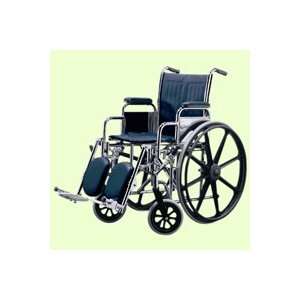 Medline Excel Narrow Pediatric Wheelchair, Navy, Permanent Full Length 