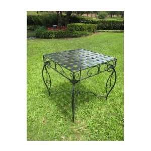    Lauren & Co Mandalay Iron Square Side Table