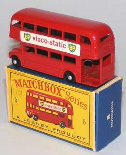 Matchbox #5 c London Routemaster Bus BPW MINT BOXED  