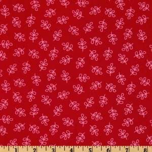  44 Wide Michael Miller Nordic Holiday Holly Folly Red 