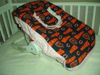 PINK Baby Infant Car Seat Carrier Cover w/Chicago Bears  