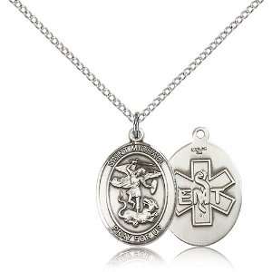  Sterling Silver St. Michael / Emt Pendant Jewelry