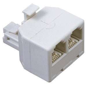  2 in1 Dual Modular Phone Adapter Ivory Electronics