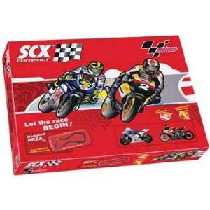  SCX Compact 1   43rd Moto GP Motorcycle Race Set Toys 