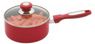 Chefs Secret® 16pc Red Aluminum Cookware Set Pots Pans  