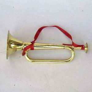    REAL SIMPLEA HANDTOOLED HANDCRAFTED BRASS HORN