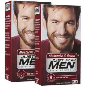   & Beard, Medium Brown, 2 ct (Quantity of 3)