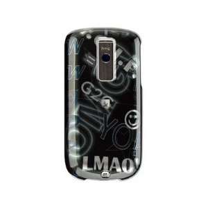   Plastic Phone Design Case Cover Black Text For T Mobile myTouch 3G