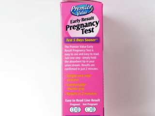 Pregnancy Test Early Results Premier Value 2 pack  