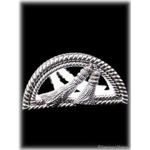  Tassel/Rope Ornate Silver Plated Napkin Holder