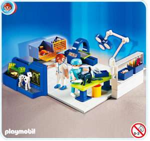 New Playmobil Vet Operating Room Item # 4346  