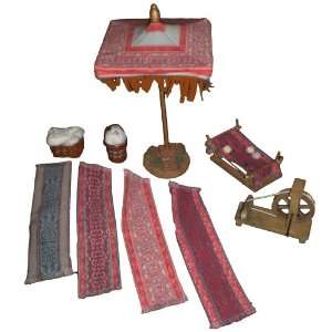   Roman 5 Heirloom Nativity 9pc Weaving Accessory Set