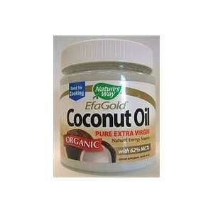  Natures Way   EfaGold Coconut Oil   16 oz Health 
