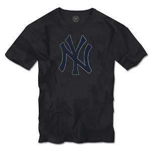  New York Yankees Scrum Logo T Shirt by 47 Brand Sports 