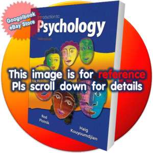 Introduction to Psychology by Plotnik 9th Inter Edition 9780495903451 