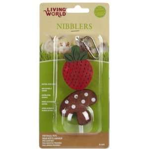  Living World Nibblers   Wood Chews   Strawberry & Mushroom 