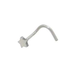 Nose Stud Surgical Steel with Star Head   NSJ01S