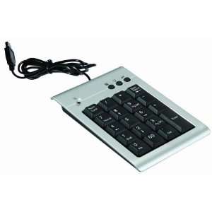    USB 2.0 17 Key Silver Black Numeric Keypad W9018 Electronics