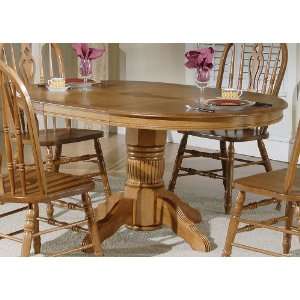   Pedestal Dining Table by Liberty   Medium Oak (18 P560R) Home