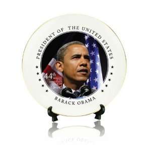  Barack Obama 8 inch Ceramic Presidential Decorative Collector Plate 