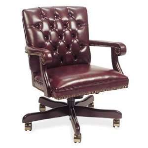   Traditional Seating Scroll Arm Executive Chair Leather/Vinyl Seating