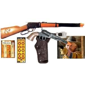  Toy Cap Gun BUFFALO BILL Rifle & Pistol Set Sports 