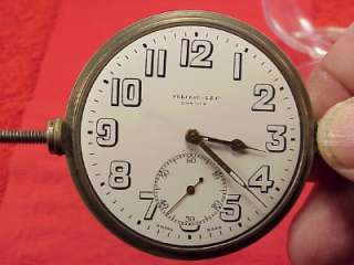 Vintage 55mm WW1 Zenith Pocket Watch Cockpit PIlot by Selfridge Co 