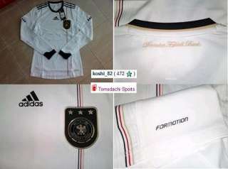 Adidas Germany World Cup / 10 11 Home Shirt LS Formotion Player Issue 