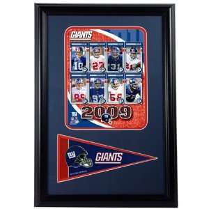    2009 New York Giants 12x18 Pennant Frame