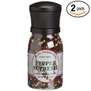 Olde Thompson Pepper Supreme, 4.8 Ounce Grinders (Pack of 2)  