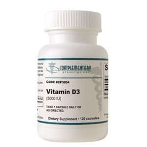  Complementary Prescriptions Vitamin D3 5000 IU 120 gels 