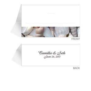  270 Personalized Place Cards   Shell Me Dazzle Office 