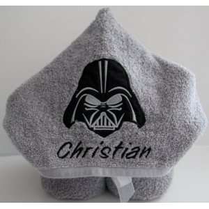 Personalized Hooded Towel in Darth Vader Baby