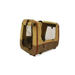    Happy Tails Portable Pet Carrier, Small, Beige