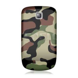   BROWN CAMOUFLAGE HARD BACK CASE FOR SAMSUNG GALAXY MINI S5570  