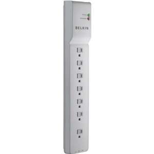  NEW 7 Outlet Surge Suppressor With Phone/Modem Protection 