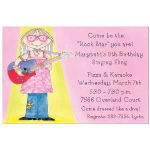  Pixie Superstar Party Invitations